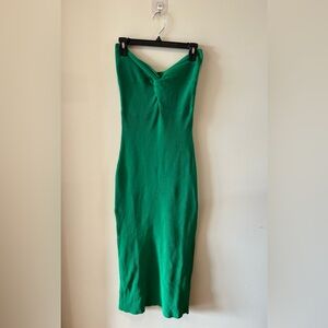 NICE GREEN DRESS MAXI SIZE L